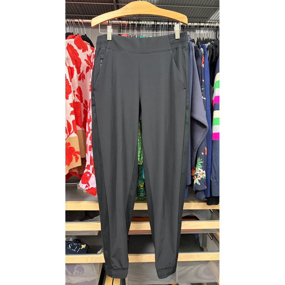 Athleta Brooklyn Jogger Black Elastic Waist Active Pants Size 4